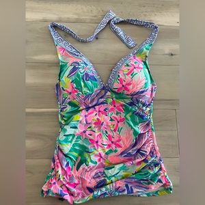 Lilly Pulitzer tankini top size 4